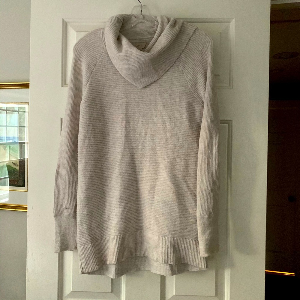 Loft loose cowl neck sweater